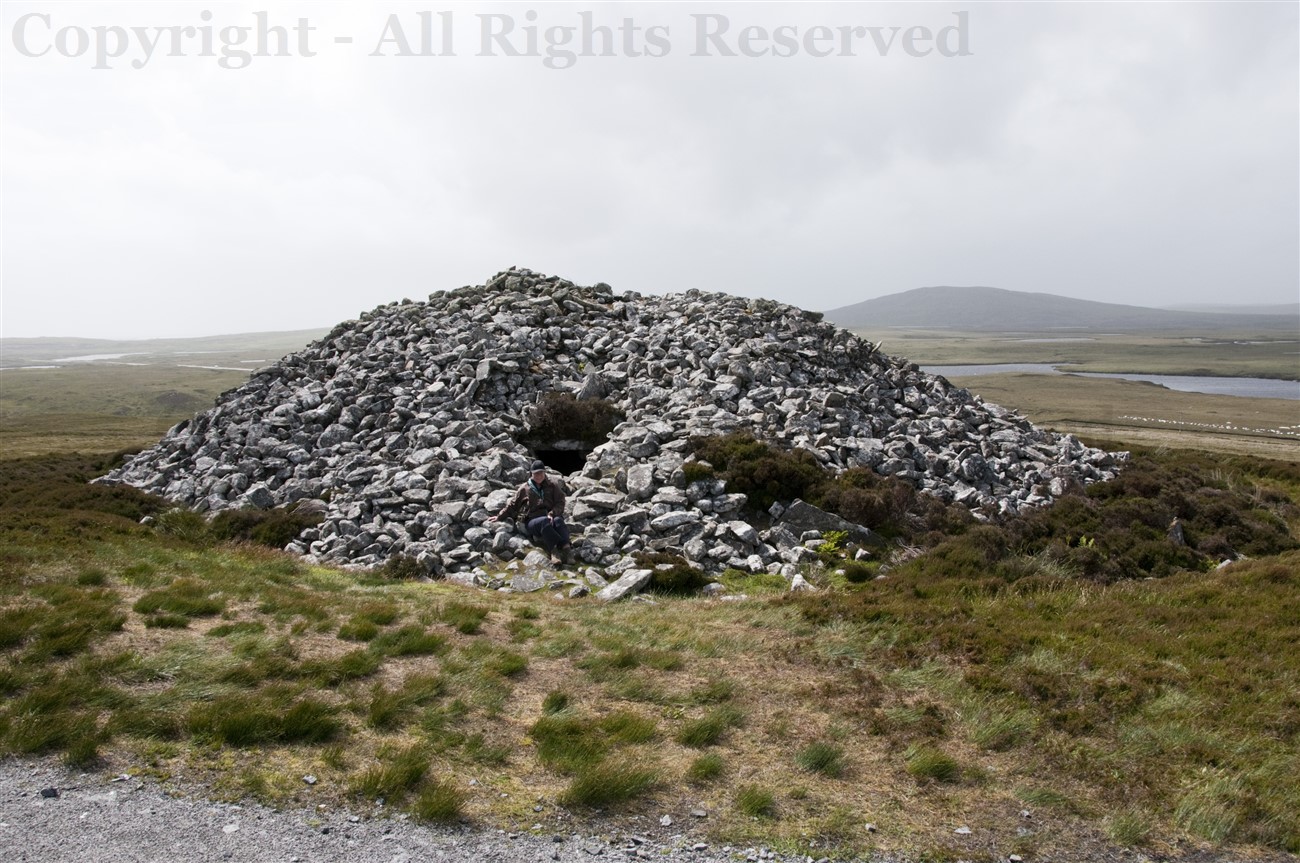 Barpa Langais, a neolithic chambered cairn, North Uist