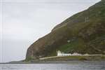 Ailsa Craig lighthouse from the Firth of Clyde