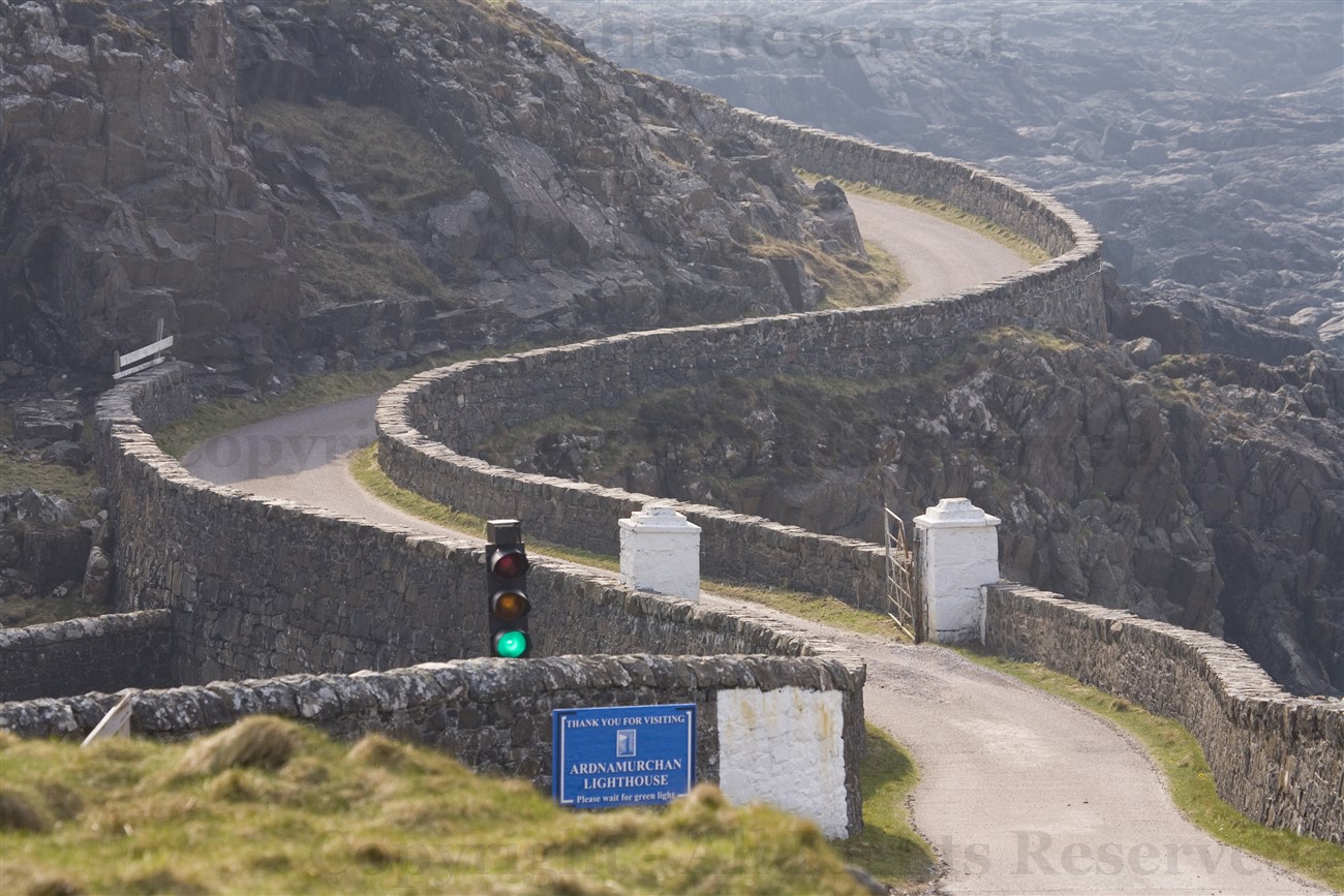 Ardnamurchan - the most westerly traffic lights on the British mainland