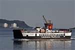 CalMac Ferry MV Loch Riddon approaching Largs