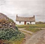 Thatched cottage,  Hougharry