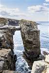 Natural arch of Qui Ayre, Yesnaby, Orkney