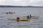 People kayaking, Great Cumbrae