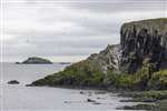 The cliffs of Castle Tarbet, Fidra, Firth of Forth