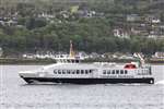 CalMac passenger ferry MV Argyll Flyer off Gourock