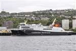 CalMac ferry MV Glen Sannox at the Ferguson shipyard, Port Glasgow