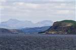 Portencross, Great Cumbrae and the Argyll hills