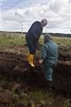 Crofters peat digging, Lewis