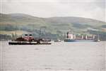 Coal carrier Norpol in Largs Channel with PS Waverley