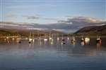 yachts and fishing boats in Loch Broom