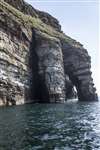 A natural arch in the cliffs of Bressay