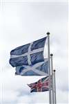 Flags at Sumburgh Head
