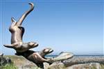 Otter Sculpture, Aird Mhor ferry terminal, Barra, Barraigh
